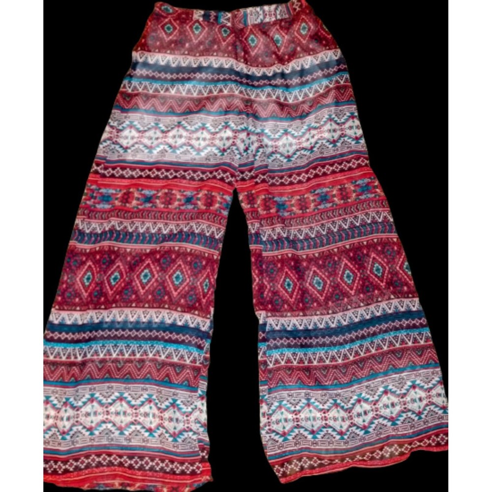 Mlle Gabrielle Wide Leg Palazzo Lounge Pants Women's Size Medium
